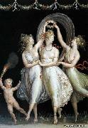 Antonio Canova The Three Graces Dancing oil painting on canvas